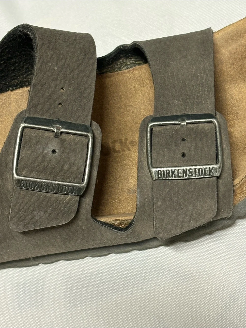 Birkenstock Kids Double Buckle Sandals in Brown